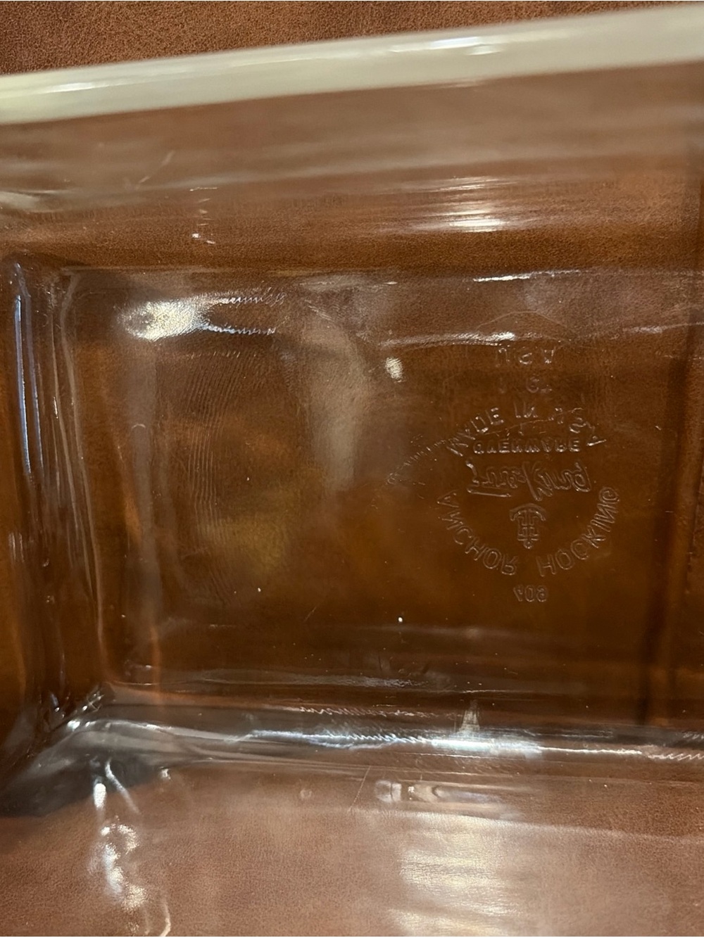 Vintage silver-plated Footed stand. Anchor Hocking Fire King casserole dish 409 - Picture 8 of 11